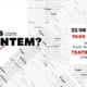 Cartaz da peça "O que faremos com o ontem?". Divulgação.